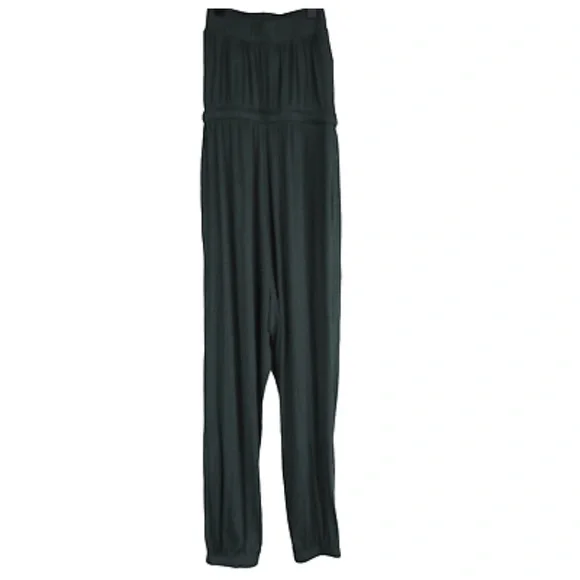 Spiritual Gangster Women's Carmela Rib Cinched Jumpsuit in Dusty Olive NWOT - Picture 3 of 9